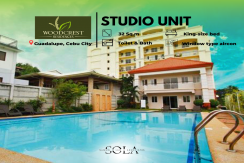 Woodcrest Residences Studio unit FOR SALE