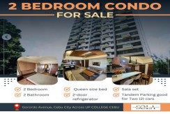 FOR SALE AZALEA PLACE 2 BEDROOM UNIT- GORORDO AVENUE